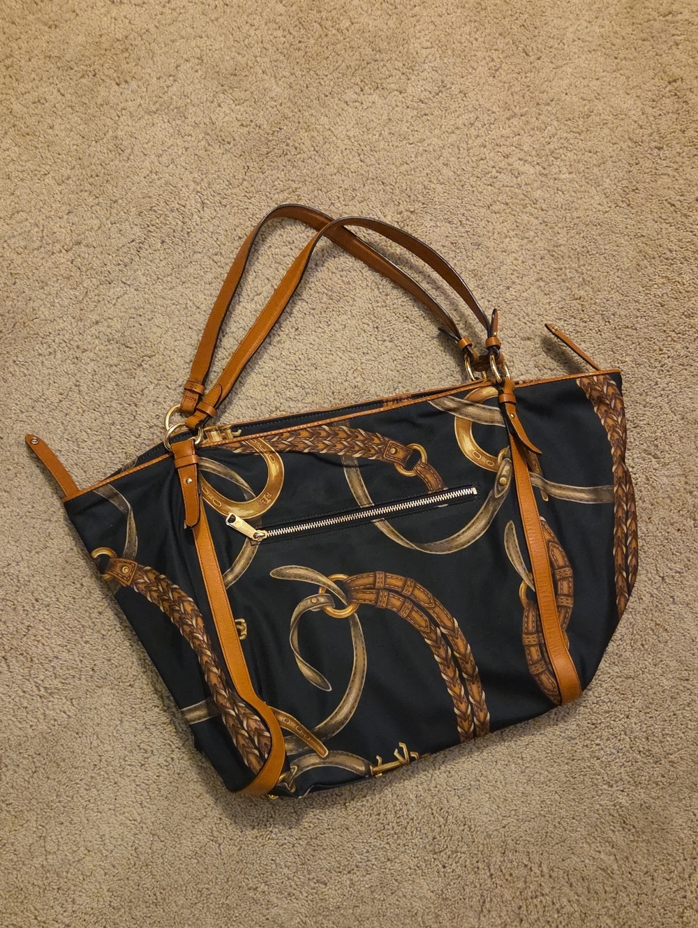Lauren Ralph Lauren Caldwell Equestrian Devyn Tote